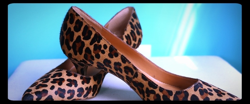 Leopard pumps
